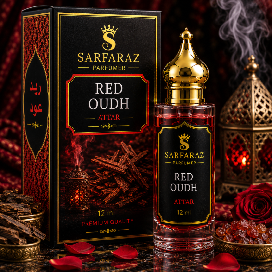 Red Oudh Attar — Arabic Oudh by Sarfaraz Parfumer