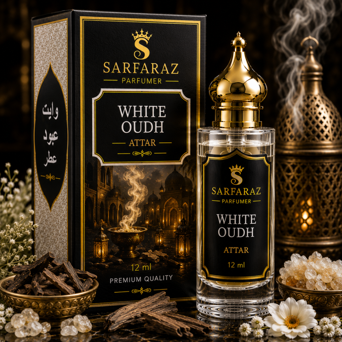 White Oudh Attar — Arabic Oudh by Sarfaraz Parfumer